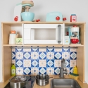 CREDENCE "Santorini" compatible avec la cuisine IKEA DUKTIG