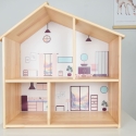 STICKER "La vie en rose" compatible avec la maison de poupée IKEA Flisat