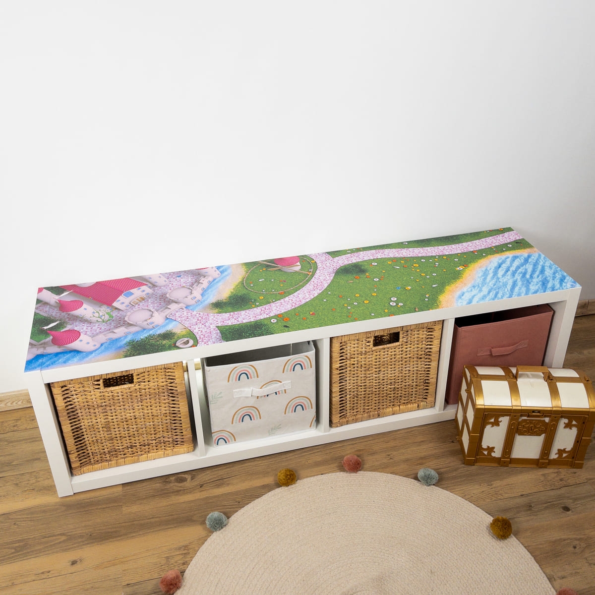 Kallax IKEA meuble de rangement ( deux cases de tiroirs ) - Ameublement